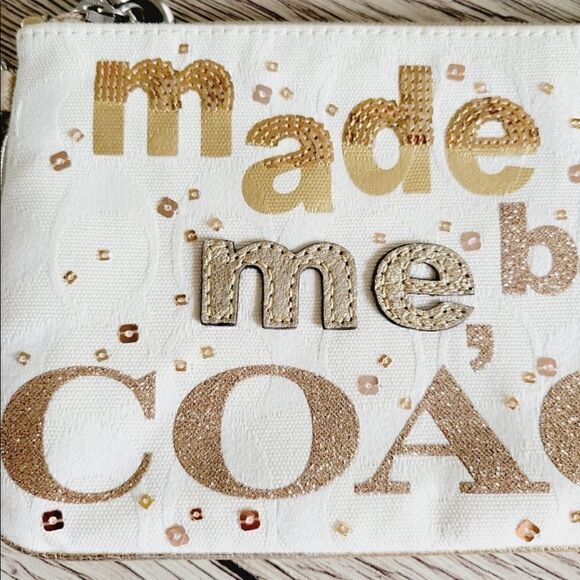 Coach multi media poppy wristlet/coin purse small bag /card case - Picture 2 of 6